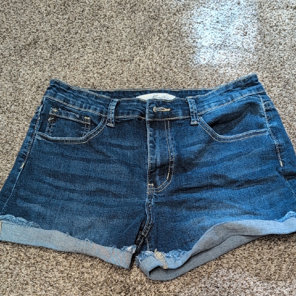 KanCan Dark Blue Jean Shorts